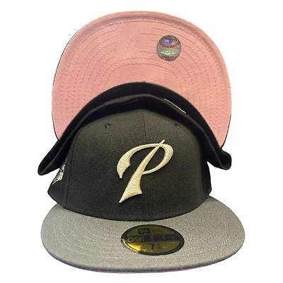 San Diego Padres Black Two Tone 40th Patch Pink UV New Era 59FIFTY Fitted Hat