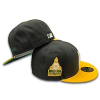 Los Angeles Dodgers Cyber Black Two Tone First WS Patch Green UV 59FIFTY Fitted Hat