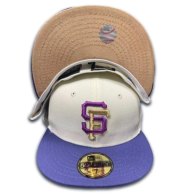 San Francisco Giants Cyber Chrome 2000 Inaugural Year Patch Metallic Gold UV 59FIFTY Fitted Hat