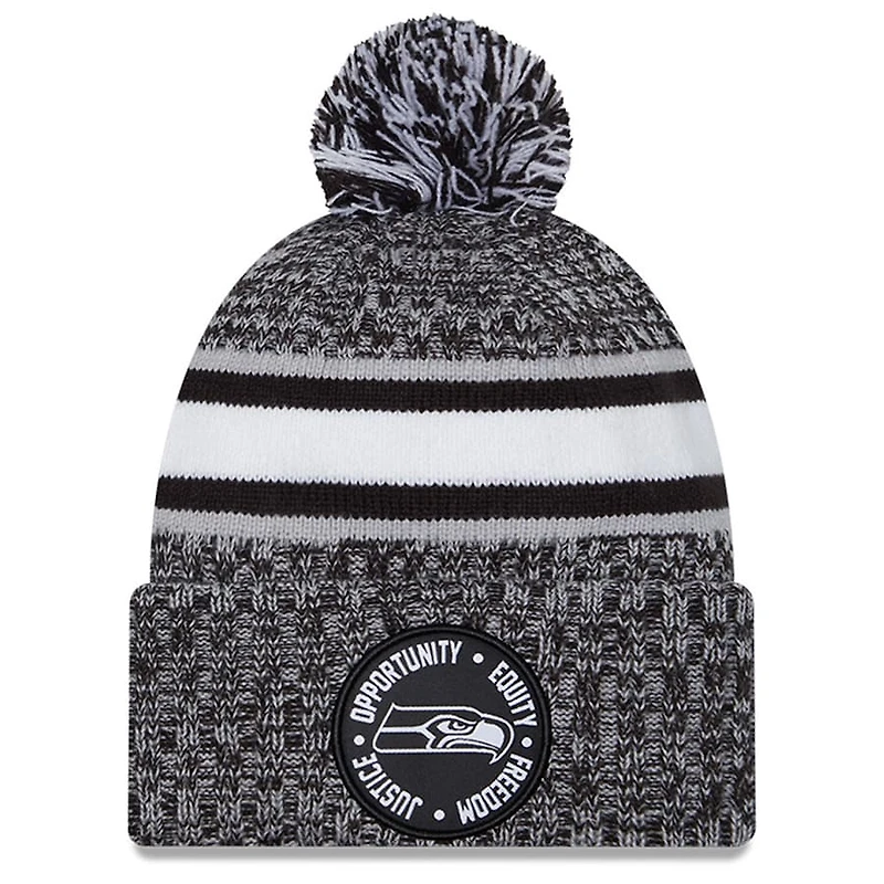 Seattle Seahawks 2023 Inspire Change New Era Cuffed Knit Hat