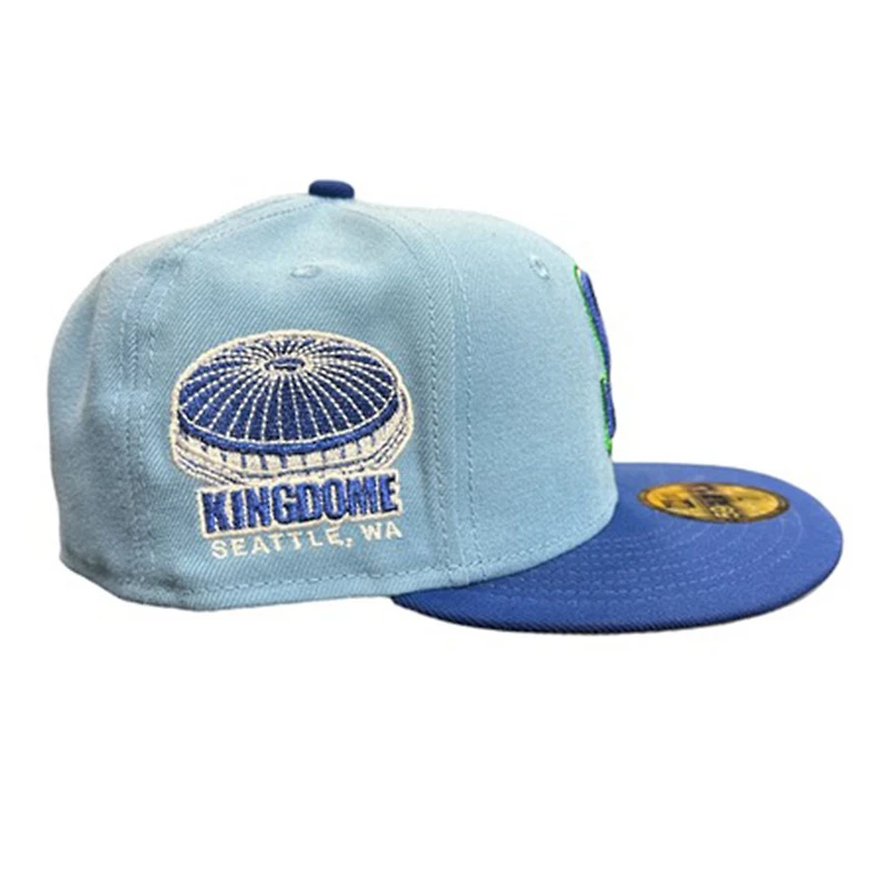 Seattle Mariners Light Blue Royal Two Tone Kingdome Patch Gray UV 59FIFTY Fitted Hat