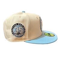 Seattle Mariners Chrome Light Blue Two Tone 35th Anniverary Patch Gray UV 59FIFTY Fitted Hat