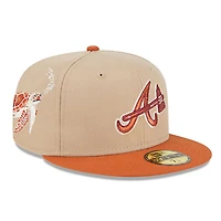 Atlanta Braves Tan Wildlife Collection New Era 59FIFTY Fitted Hat