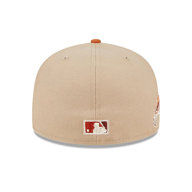 Texas Rangers Tan Wildlife Collection New Era 59FIFTY Fitted Hat