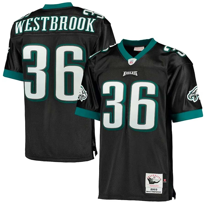 Philadelphia Eagles Brian Westbrook 2003 Mitchell & Ness Black Retired Player Legacy Jersey
