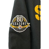 Pittsburgh Steelers Black Custom New Era Historic Patch Hoodie