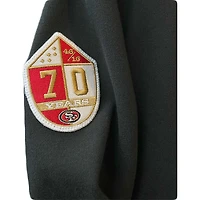 San Francisco 49ers Black Custom New Era Historic Patch Hoodie