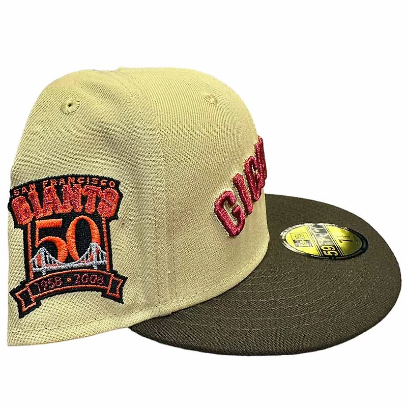 San Francisco Giants Attack on Gigantes 50th Anniversary Patch Gray UV New Era 59FIFTY Fitted Hat