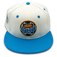 Houston Astros Chrome Blue 1986 Astrodome Patch Orange UV New Era 59FIFTY Fitted Hat
