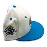 Houston Astros Chrome Blue 1986 Astrodome Patch Orange UV New Era 59FIFTY Fitted Hat