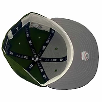 Brooklyn Dodgers Olive and Black NY vs Boston Pack Jackie Robinson 75th Anniversary Patch Gray UV New Era 59Fifty Fitted Hat