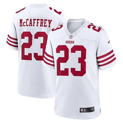 San Francisco 49ers Christian McCaffrey White Nike Game Jersey