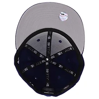 Los Angeles Dodgers Royal Blue Script LA Patch Gray UV 59FIFTY Fitted Hat