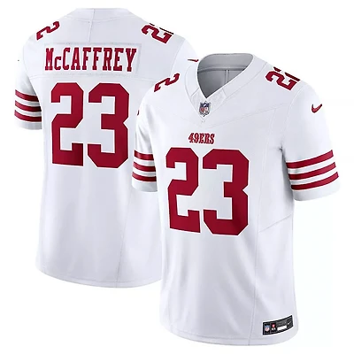 San Francisco 49ers Christian McCaffrey White Nike Vapor F.U.S.E Limited Jersey