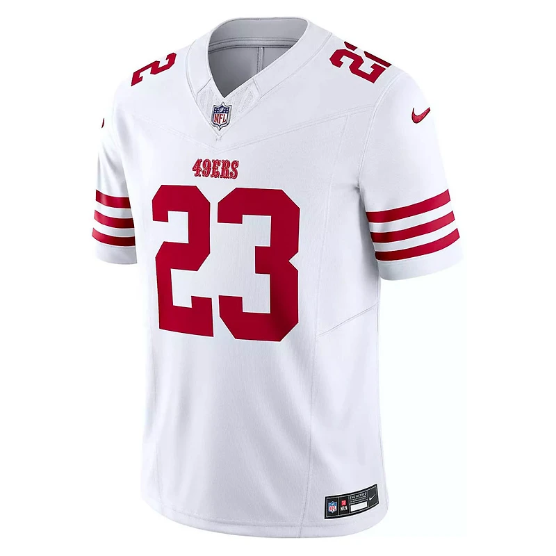San Francisco 49ers Christian McCaffrey White Nike Vapor F.U.S.E Limited Jersey