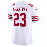 San Francisco 49ers Christian McCaffrey White Nike Vapor F.U.S.E Limited Jersey