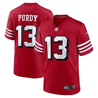San Francisco 49ers Brock Purdy Alternate Scarlet Red Nike Game Jersey