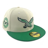 Philadelphia Eagles Chrome Green Two Tone 1933 Patch Gray UV 59FIFTY Fitted Hat