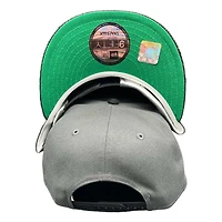 Las Vegas Raiders Gray Two Tone Cord Super Bowl XVIII Patch Green UV New Era 9FIFTY Snapback Hat