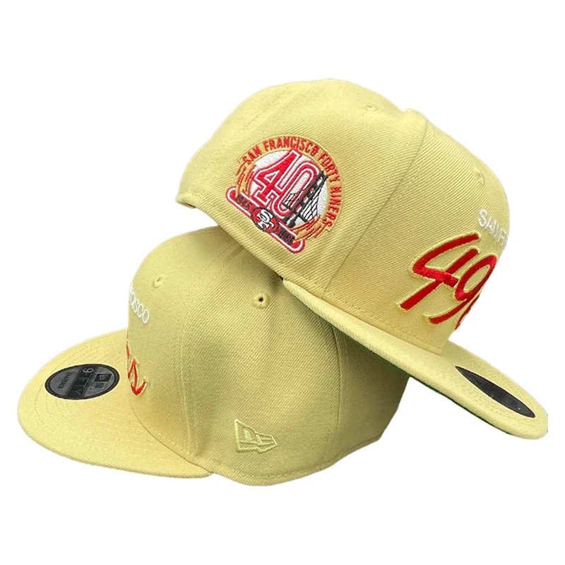 San Francisco 49ers Vegas Gold 40 Seasons Patch Green UV New Era 9FIFTY Snapback Hat