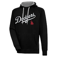 Los Angeles Dodgers Script Victory Antigua Mens Long Sleeve Hoodie