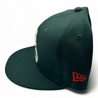 St. Louis Cardinals Green Christmas Pack Busch Stadium Patch Red UV New Era 59FIFTY Fitted Hat