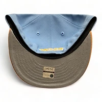 Tennessee Volunteers NCAA Icy Blue Orange Two Tone Script Logo New Era 59FIFTY Fitted Hat