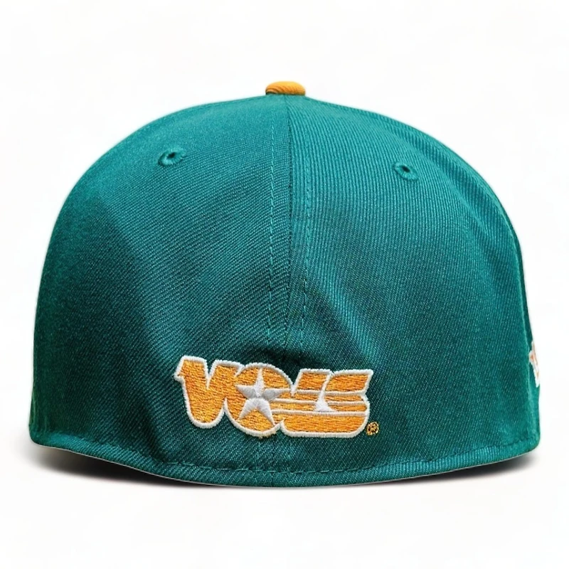 Tennessee Volunteers NCAA Green Orange Two Tone 100th Anniversary Patch New Era 59FIFTY Fitted Hat