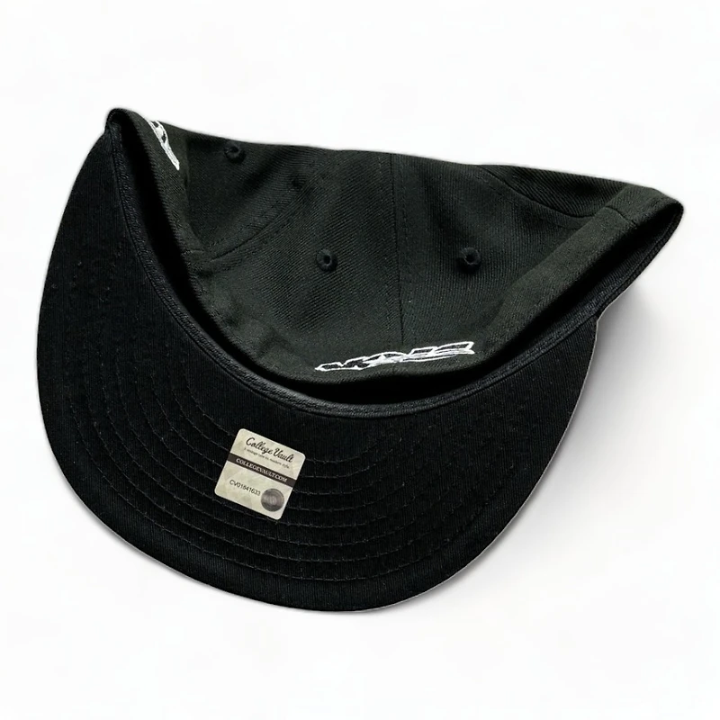 Tennessee Volunteers NCAA All Black 100th Anniversary Patch New Era 59FIFTY Fitted Hat