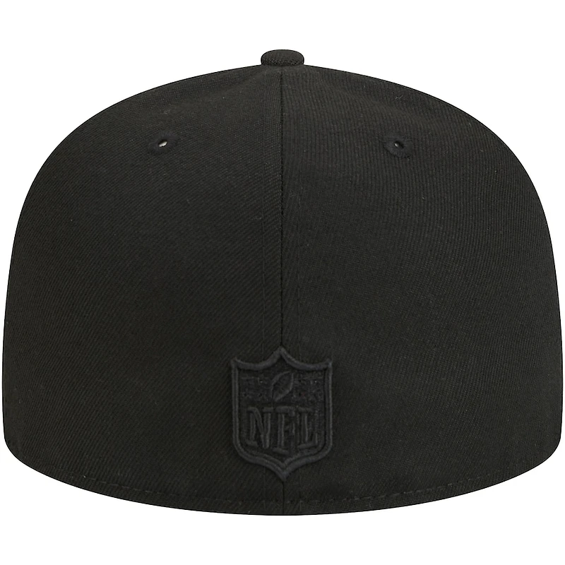 Dallas Cowboys Black Text New Era 59FIFTY Fitted Hat