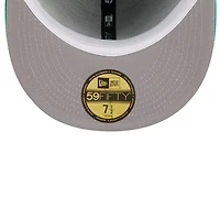 Philadelphia Eagles Green Throwback Corduroy 1987 Pro Bowl Patch Gray UV 59FIFTY Fitted Hat