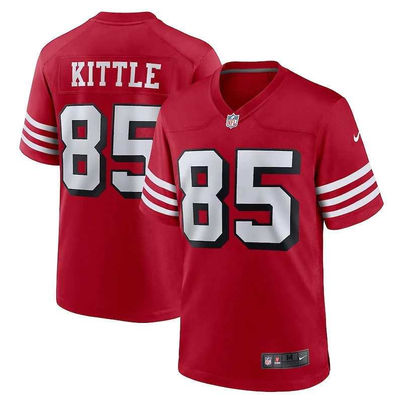 San Francisco 49ers George Kittle Alternate Scarlet Red Nike Game Jersey