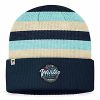 Seattle Kraken Deep Sea Blue 2024 NHL Winter Classic Cuffed Knit Beanie Hat