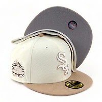 Chicago White Sox Chrome 2005 WS Champs Patch Gray UV 59FIFTY Fitted Hat