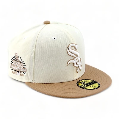 Chicago White Sox Chrome 2005 WS Champs Patch Gray UV 59FIFTY Fitted Hat