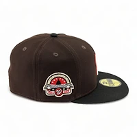 Washington Nationals Burnt Wood Kennedy Memorial Patch Gray UV 59FIFTY Fitted Hat