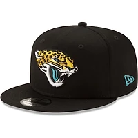 Jacksonville Jaguars Black Basic New Era 9FIFTY Adjustable Snapback Hat
