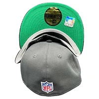 Las Vegas Raiders Gray Two Tone Corduroy Brim Super Bowl XVIII Patch UV 59FIFTY Fitted Hat