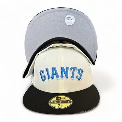 San Francisco Giants Chrome "City Fog" Tell It Goodbye Patch Gray UV New Era 59FIFTY Fitted Hat