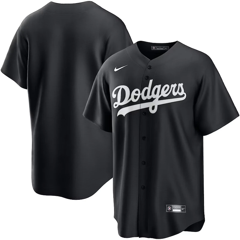 Los Angeles Dodgers Black White Fashion Nike Jersey