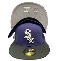 Chicago White Sox Purple Black Two Tone King x Nobatty 1998 ASG Patch Gray UV New Era 59FIFTY Fitted Hat