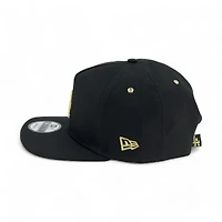 Los Angeles Dodgers Black Metallic Gold New Era A-Frame 9FIFTY Snapback Hat