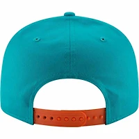 Miami Dolphins Teal Orange Basic NFL New Era 9FIFTY Snapback Hat