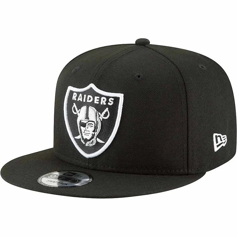 Las Vegas Raiders Black Basic NFL New Era 9FIFTY Snapback Hat