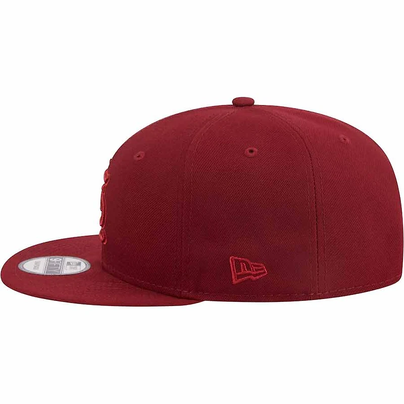 St. Louis Cardinals All Maroon New Era 9FIFTY Snapback