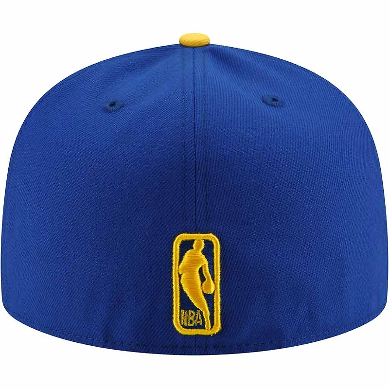 Golden State Warriors Blue Yellow Two Tone Basic 59FIFTY Fitted Hat