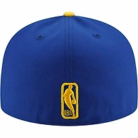Golden State Warriors Blue Yellow Two Tone Basic 59FIFTY Fitted Hat