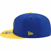 Golden State Warriors Blue Yellow Two Tone Basic 59FIFTY Fitted Hat