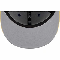 Golden State Warriors Blue Yellow Two Tone Basic 59FIFTY Fitted Hat
