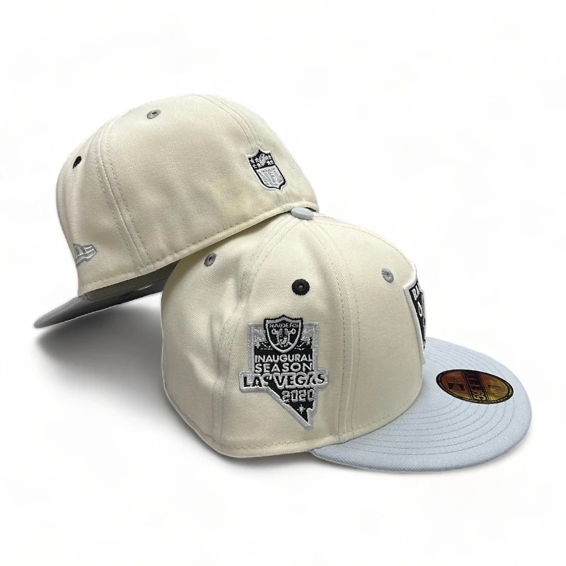 Las Vegas Raiders Sox Chrome Pro Image Exclusive NFL New Era 59FIFTY Fitted Hat